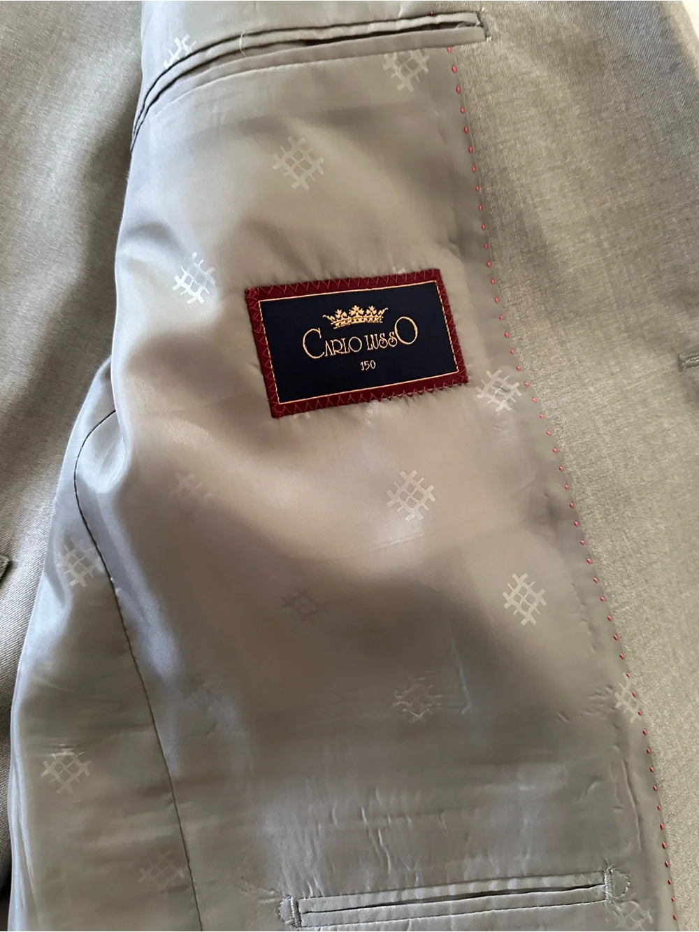 Gray Men's 3-piece Carlo Lusso Suit (Never Worn)